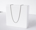 Cadena flexible de plata