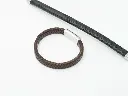 Pulsera de cuero para cenizas "Frontera"