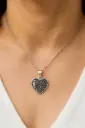 Colgante de plata de ley "Corzón" elaborado con cabello o cenizas