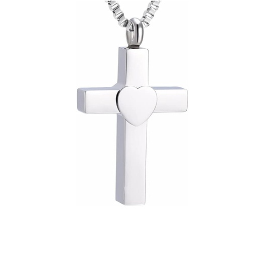 [HL-CJ783] Colgante de acero para cenizas "Cruz"